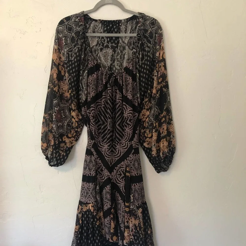26) FREE PEOPLE Seven Wonders Mini Dress NWT sz S! - Picture 7 of 15
